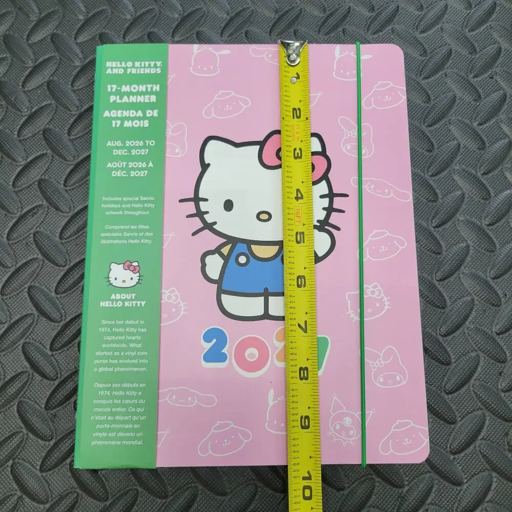 Hello Kitty & Friends 2027 Planner 17 Month Agenda Aug 2026-Dec 2027 Sanrio NWT